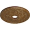 Ekena Millwork Palmetto Ceiling Medallion (Canopies up to 5"), 20 7/8"OD x 3 5/8"ID x 1 5/8"P, Smokey Topaz Crackle CM20PMSTC - alternate 5